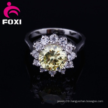 New Design Wholesale Gold Plated Gemstone Rings